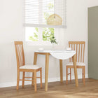 Eetkamerstoelen 2 st massief rubberhout