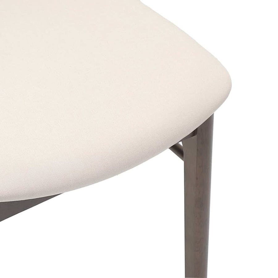 Eetkamerstoelen Met Kussens Massief Hout Rubber Bruin en licht