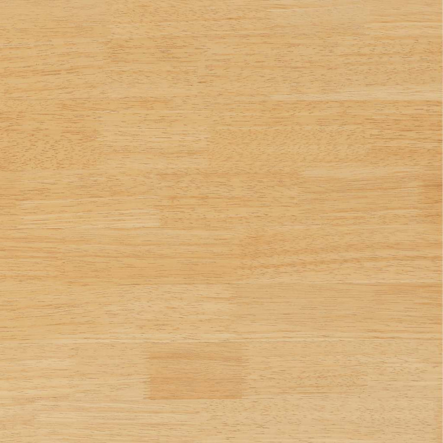 Eettafel massief hout wit rubber