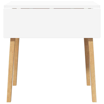 Eettafel massief hout naturel rubber