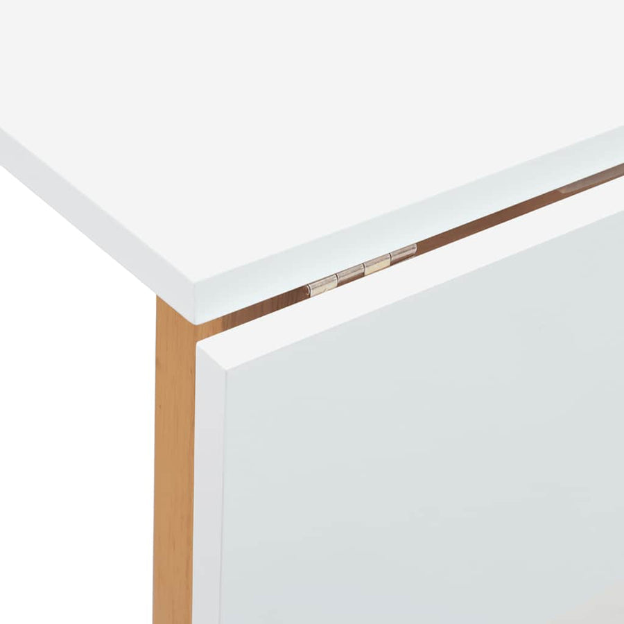 Eettafel massief hout naturel rubber