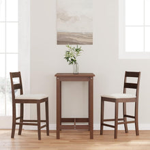 Barkrukken met kussens 2 st massief hout rubber bruin