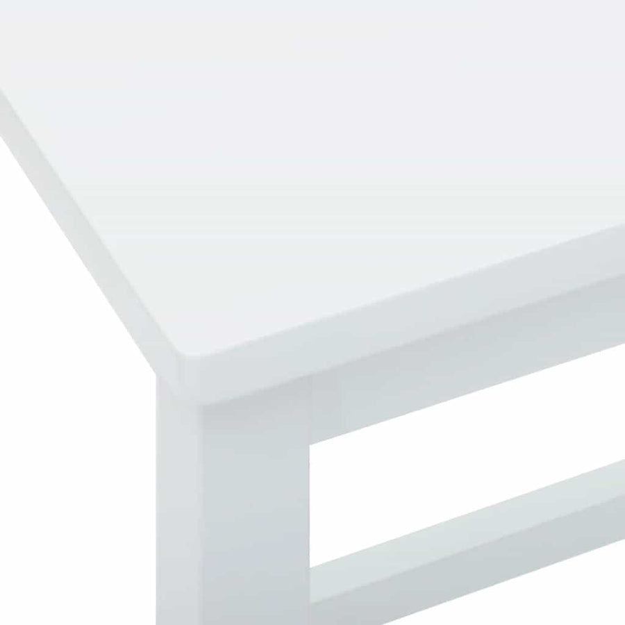 Barstoelen 2 st massief hout wit