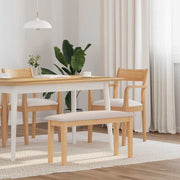 Eettafelbank 90 cm massief rubberhout