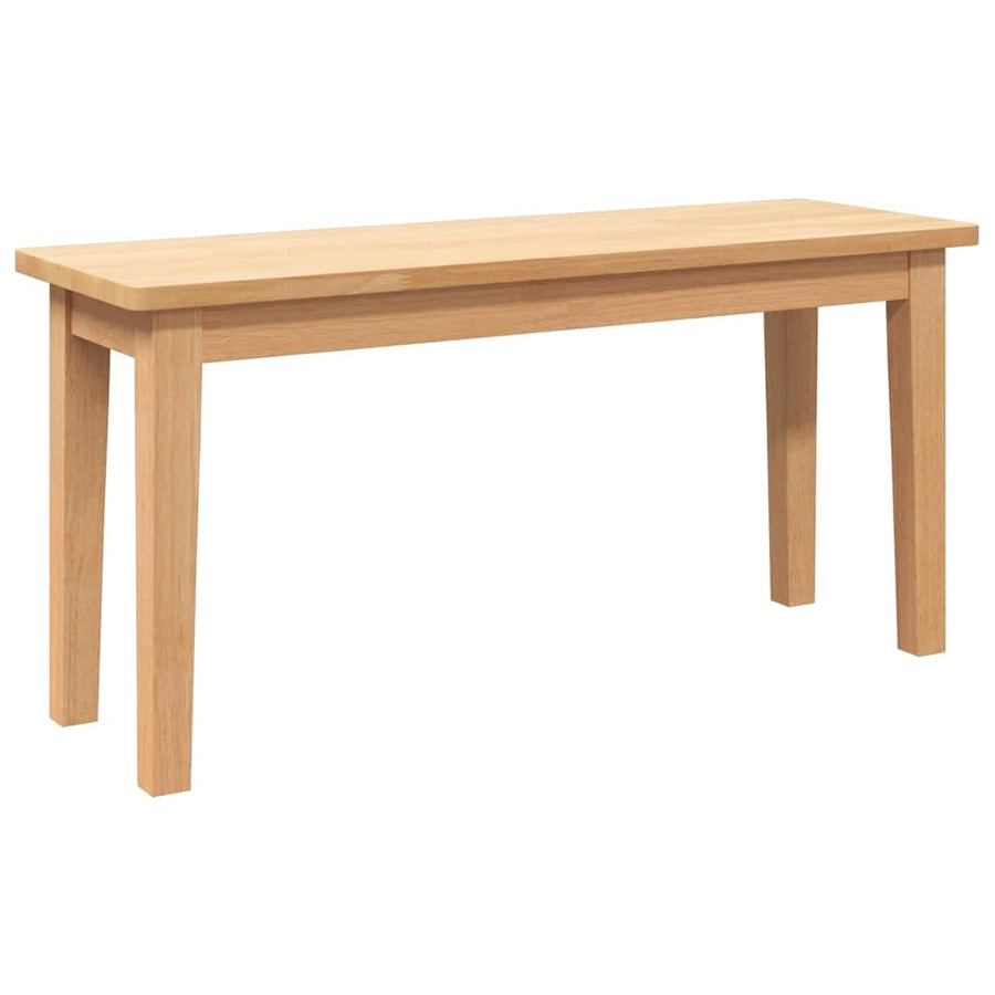Bank 90 cm massief hout rubber