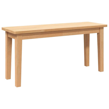 Bank 90 cm massief hout rubber