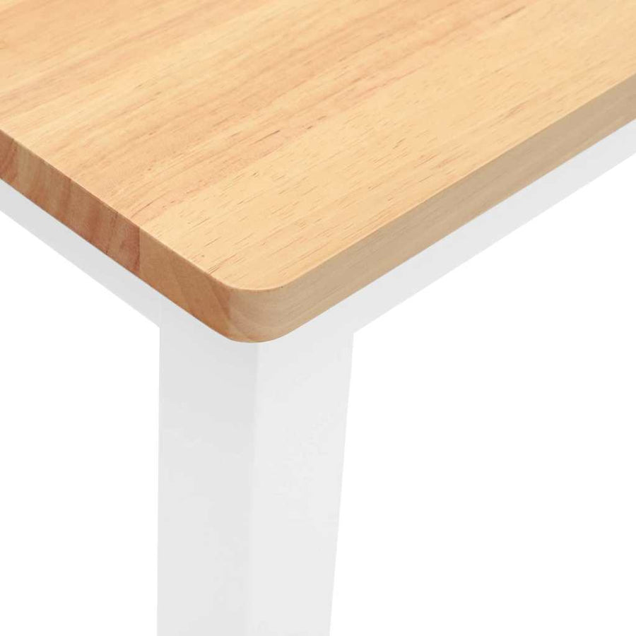 Bank 90 cm massief hout rubber