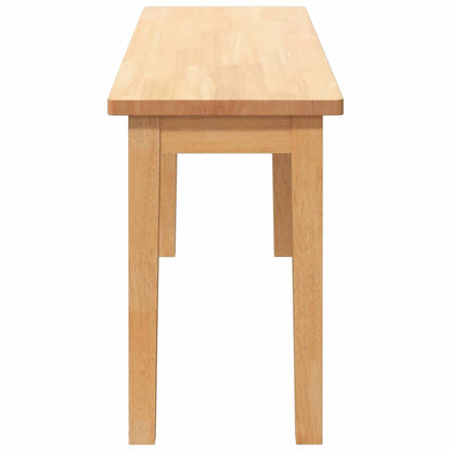 Bank 110 cm massief hout rubber