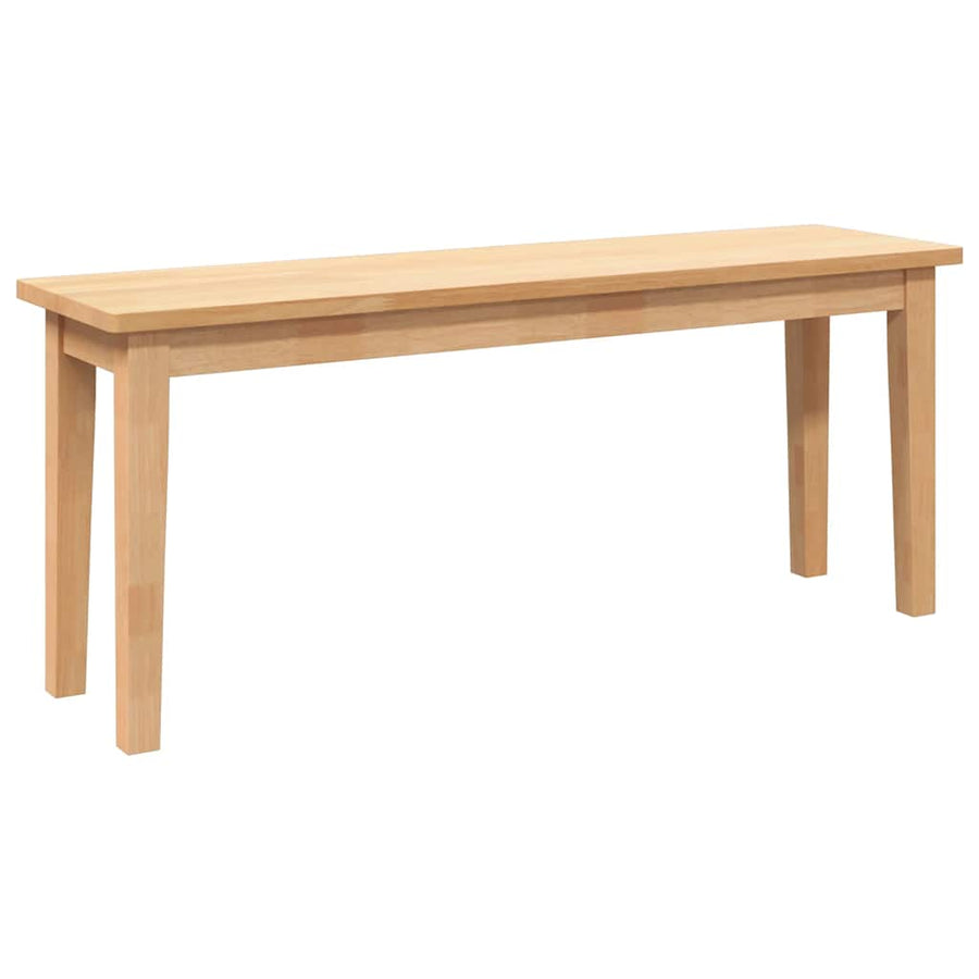 Bank 110 cm massief hout rubber