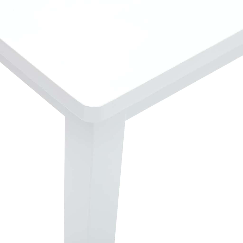 Bank 110 cm massief hout wit rubber