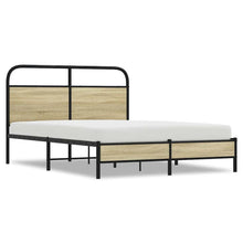 Bedframe zonder matras bewerkt hout sonoma eikenkleur 140x190cm