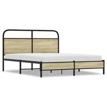 Bedframe zonder matras bewerkt hout sonoma eikenkleur 150x200cm