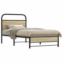 Bedframe zonder matras bewerkt hout sonoma eikenkleur 80x200 cm