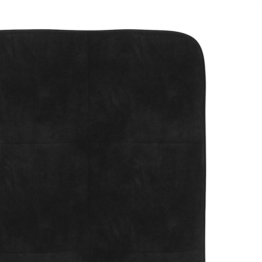 Eetkamerstoelen 4 st fluweel zwart