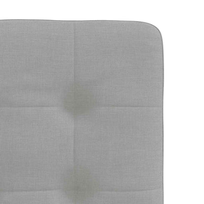 Eetkamerstoelen 4 st stof wolk grijs