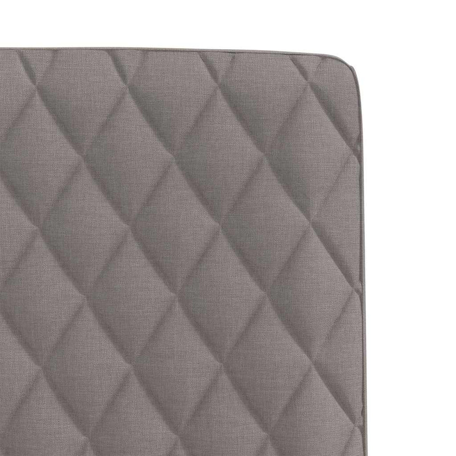 Eetkamerstoelen 4 st draaibaar stof taupe