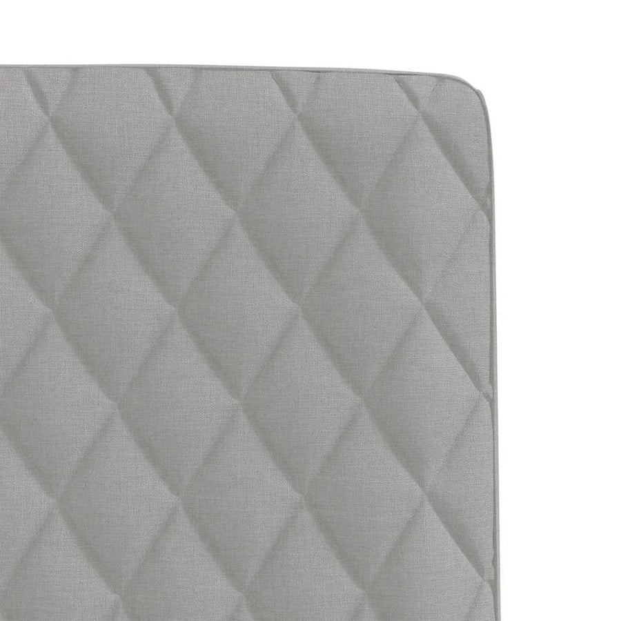 Eetkamerstoelen 4 st stof wolk grijs