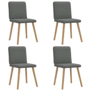 Eetkamerstoelen 4 st donkergrijs 45x54x86 cm
