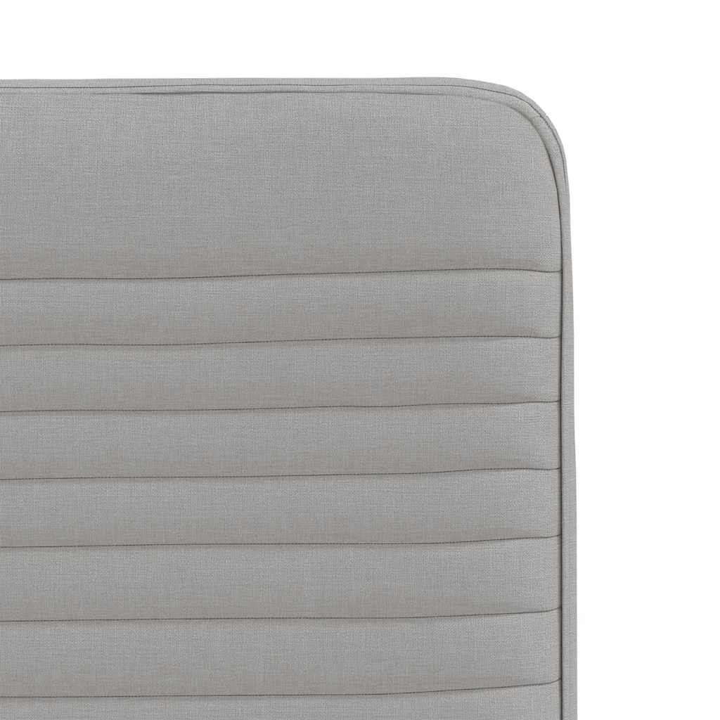Eetkamerstoelen 4 st stof wolk grijs