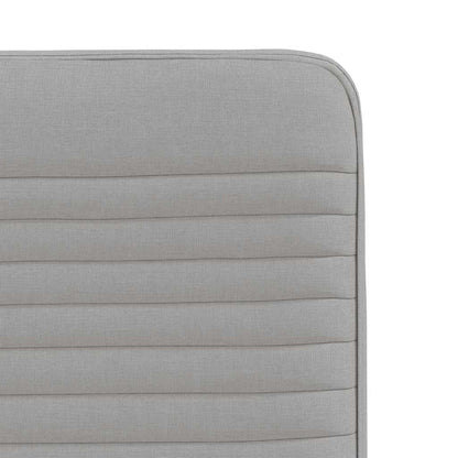 Eetkamerstoelen 4 st stof wolk grijs