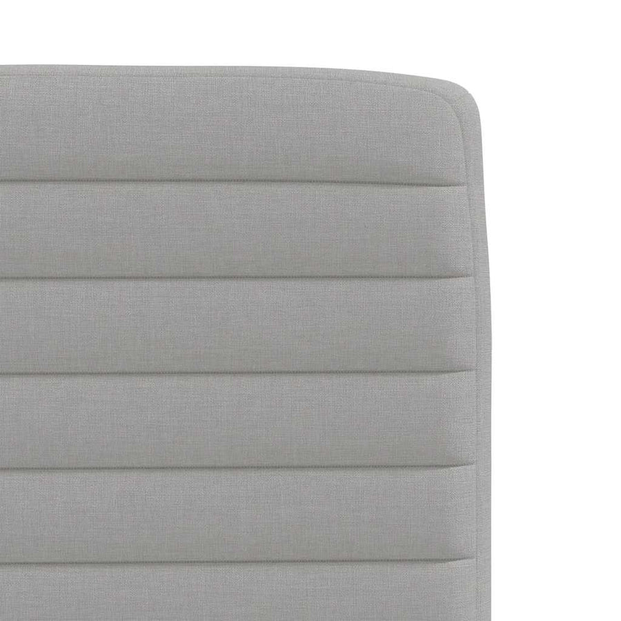 Eetkamerstoelen 4 st stof wolk grijs