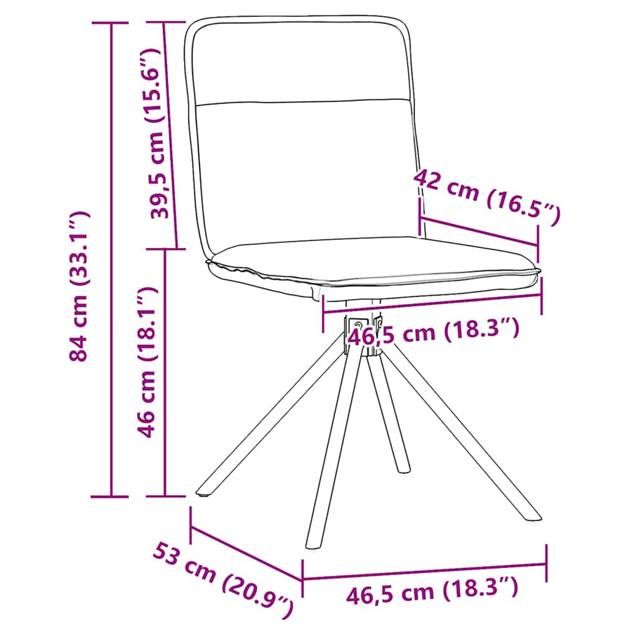 Eetkamerstoelen 4 st stof lichtgrijs