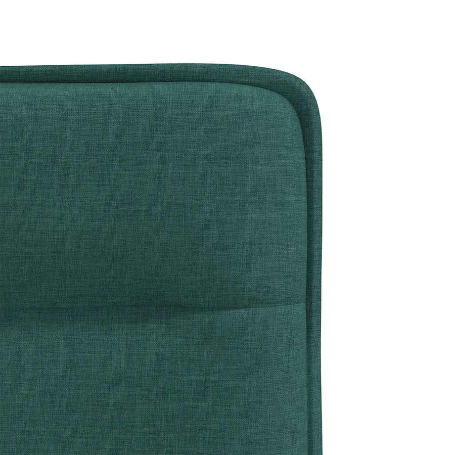 Eetkamerstoelen 4 st stof donkergroen
