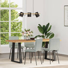 Eetkamerstoelen 4 st fluweel lichtgrijs 45x54x83 cm