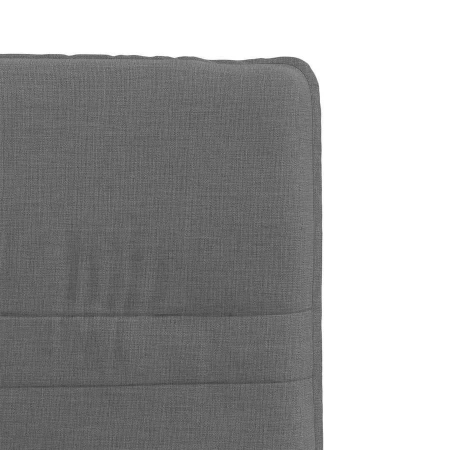 Eetkamerstoelen 4 st stof donkergrijs