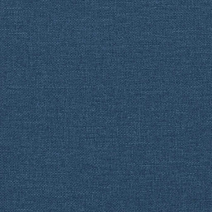 Eetkamerstoelen 4 st stof blauw