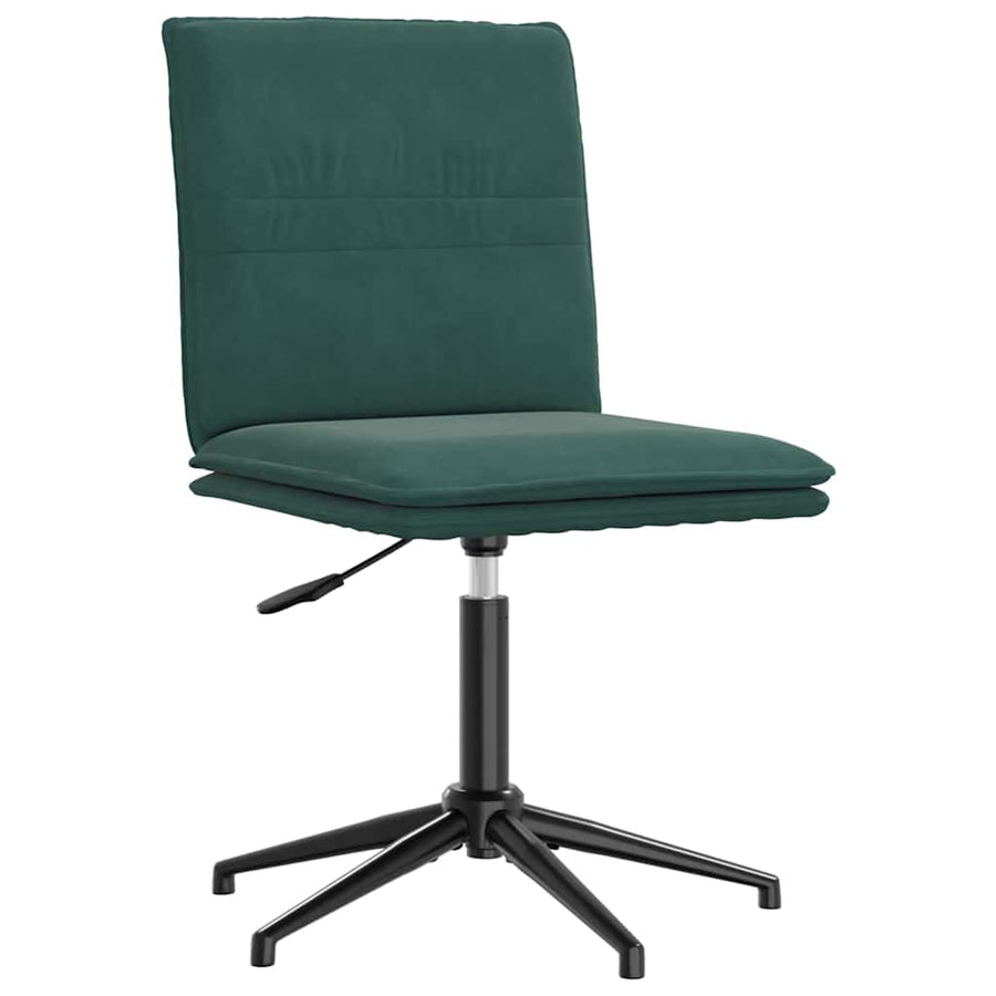 Eetkamerstoelen 2 st fluweel donkergroen
