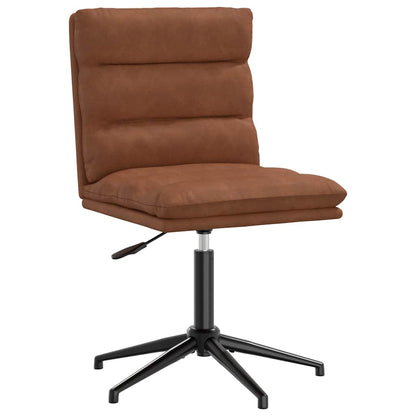 Eetkamerstoelen 2 st kunstleer bruin