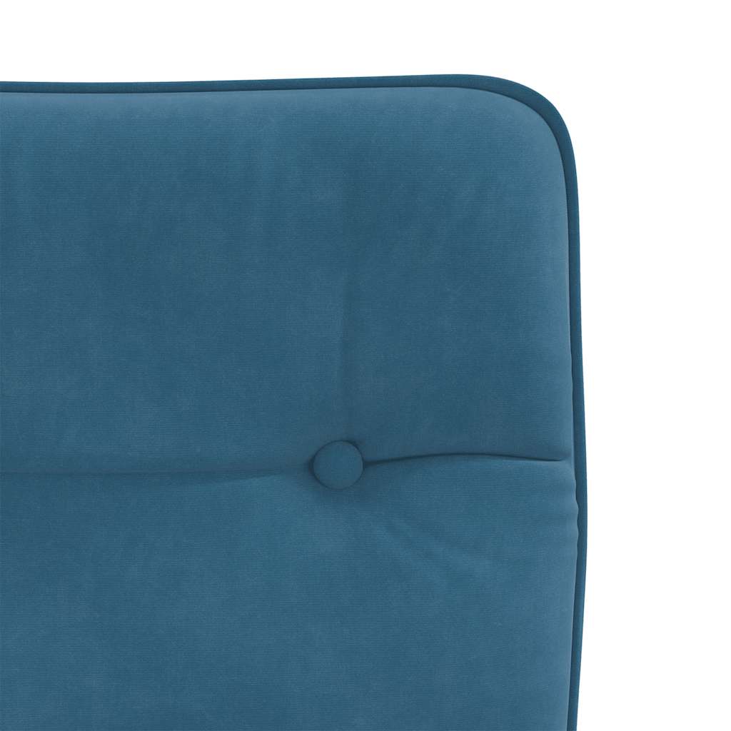 Eetkamerstoelen Fluweel 4 Blauw