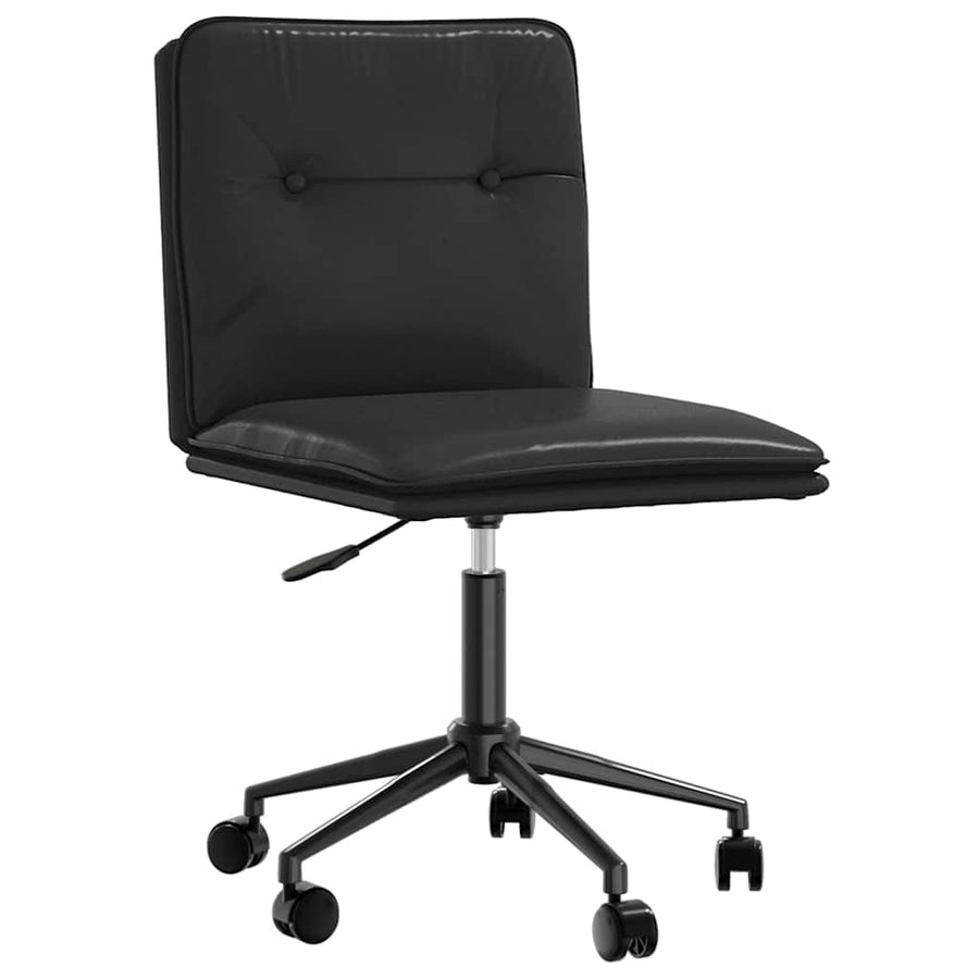 Eetkamerstoelen Kunstleer 2 Zwart