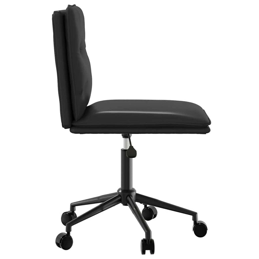 Eetkamerstoelen Kunstleer 2 Zwart