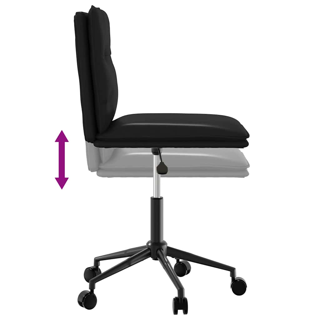 Eetkamerstoelen Kunstleer 2 Zwart