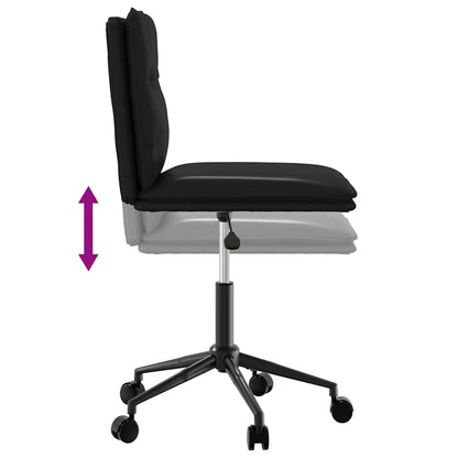 Eetkamerstoelen Kunstleer 2 Zwart