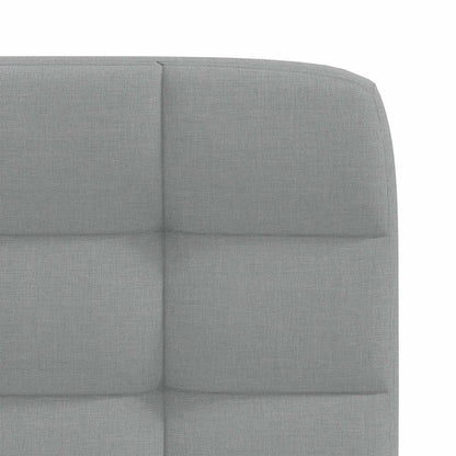 Eetkamerstoelen 6 st stof lichtgrijs