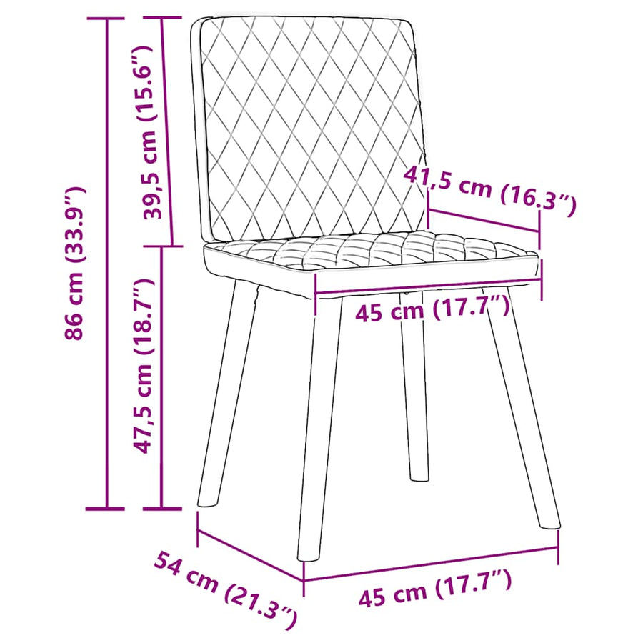Eetkamerstoelen 6 st stof jeansblauw