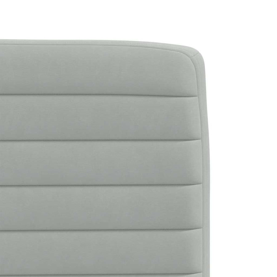 Eetkamerstoelen 6 st fluweel lichtgrijs
