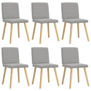 Eetkamerstoelen 6 stuks wolk grijs 45x54x86 cm