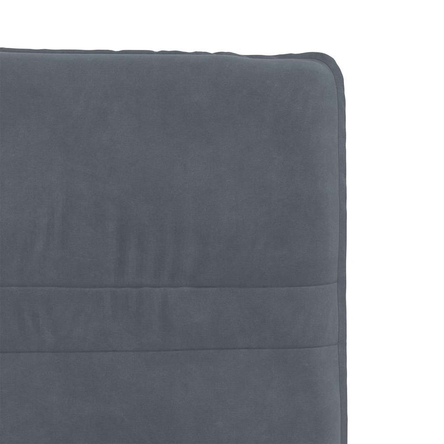 Eetkamerstoelen 6 st fluweel donkergrijs