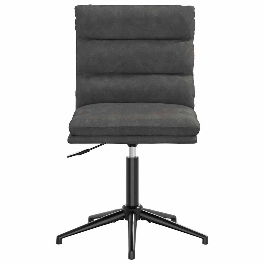 Eetkamerstoelen 4 st kunstleer zwart