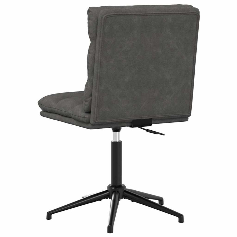 Eetkamerstoelen 4 st kunstleer zwart