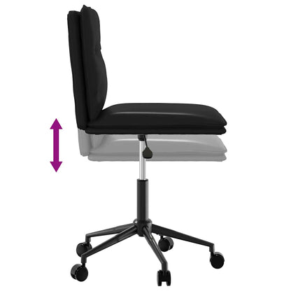 Eetkamerstoelen Kunstleer 4 Zwart