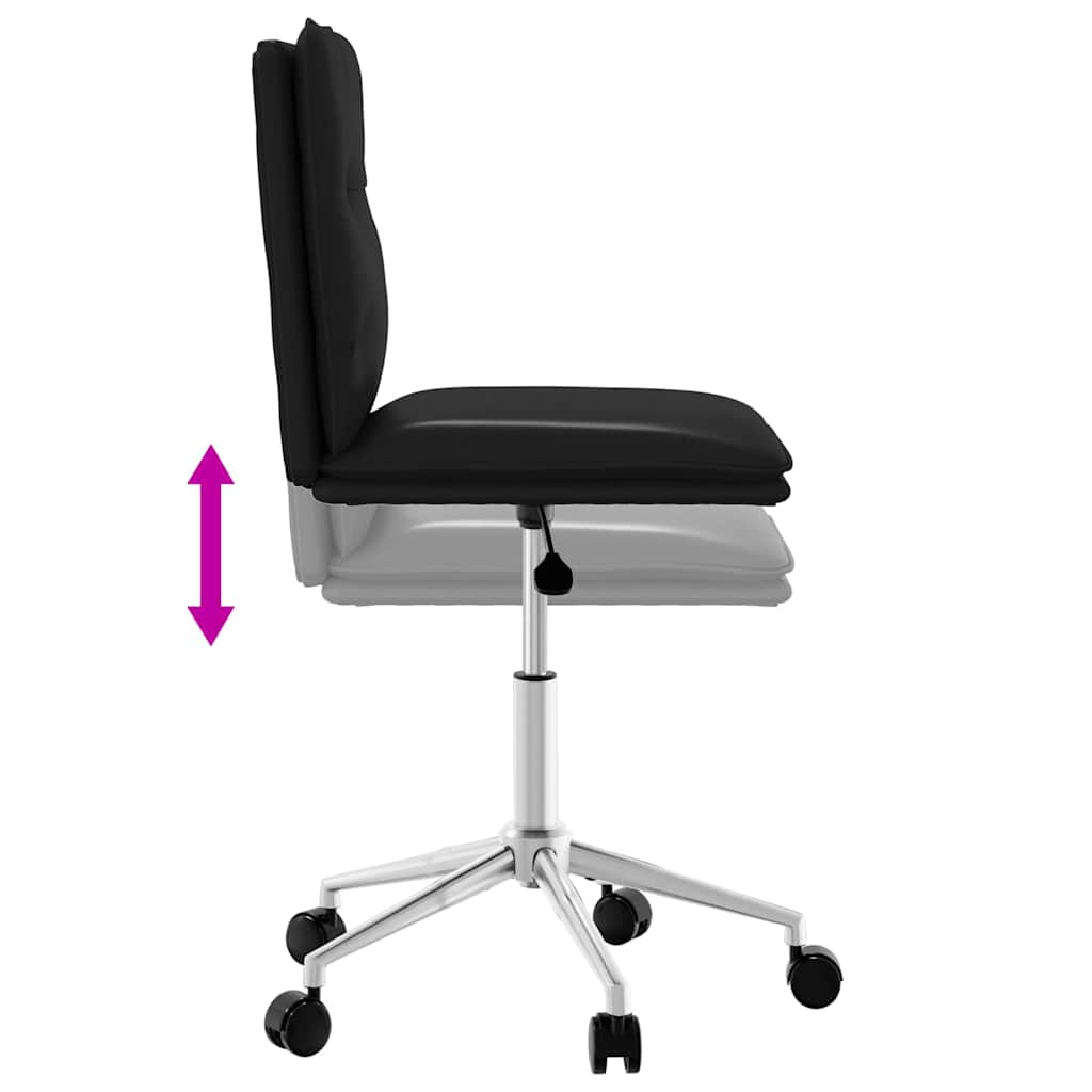 Eetkamerstoelen Kunstleer 6 Zwart