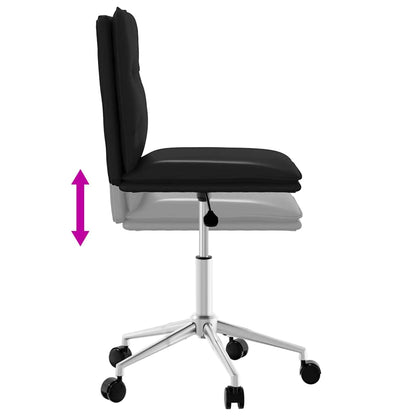 Eetkamerstoelen Kunstleer 6 Zwart