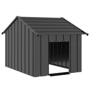 Hondenhok 83x130x85 cm gegalvaniseerd staal antraciet