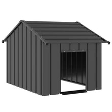 Hondenhok met dak 83x130x85 cm gegalvaniseerd staal