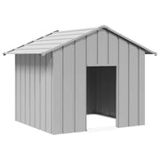 Hondenhok 131x101x102 cm gegalvaniseerd staal